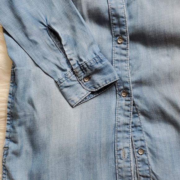 H&M denim like button down dress - Picture 4 of 8